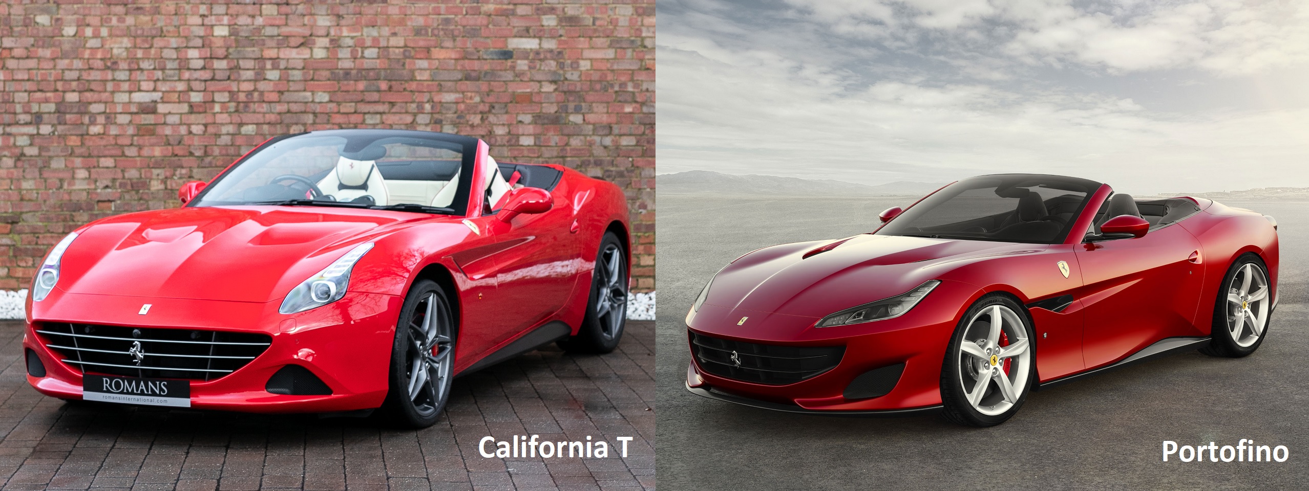 Ferrari California T vs Ferrari Portofino