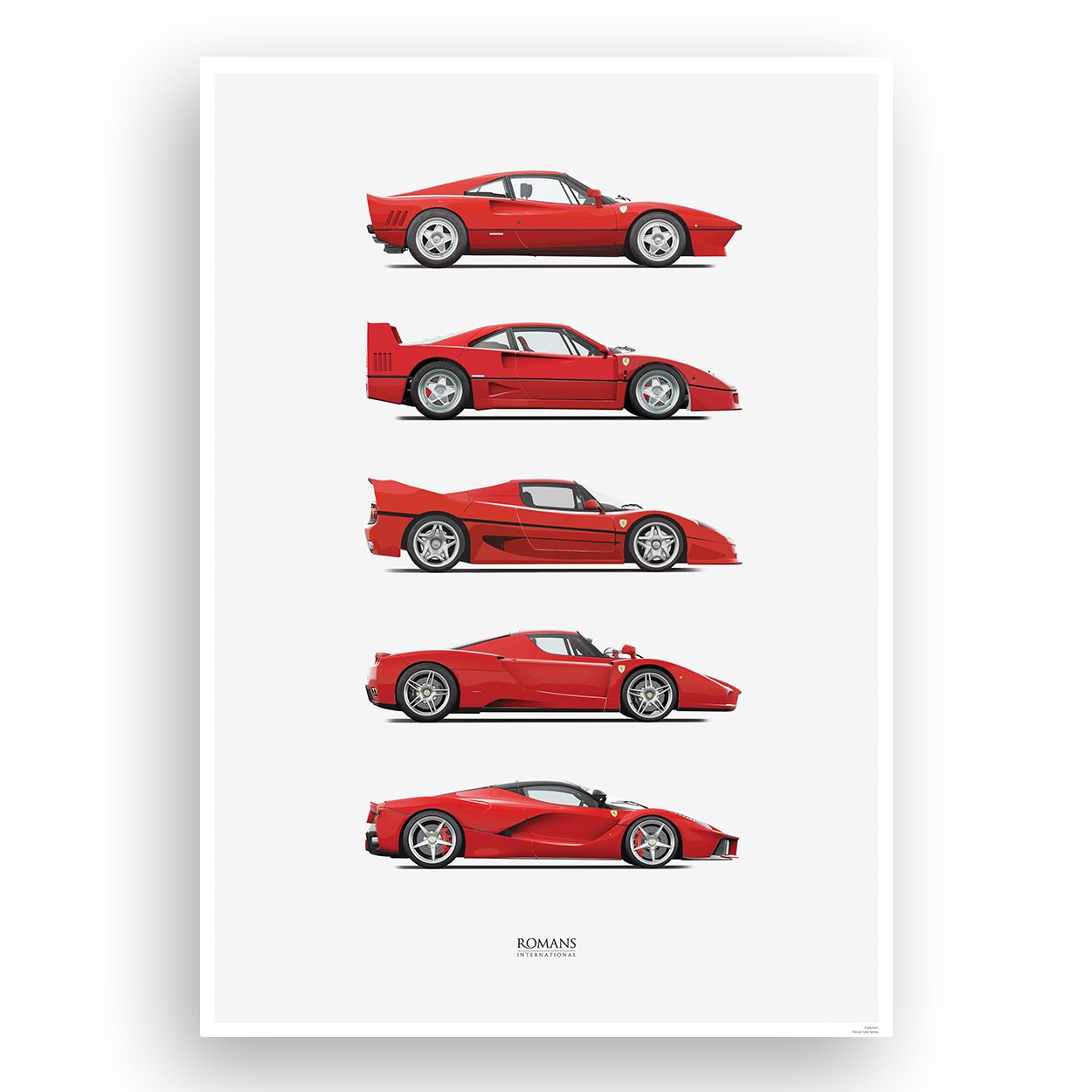 Halo Ferrari Series Print